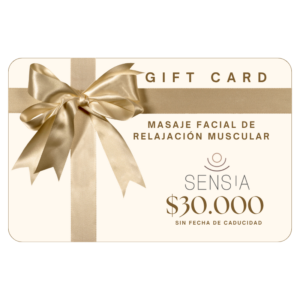Gift Card Sensia Spa de Masaje Facial de Relajación Muscular