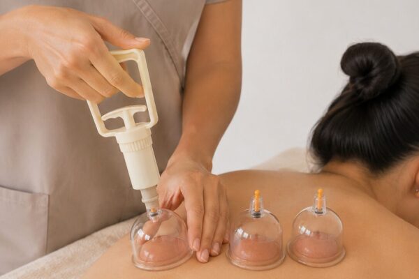 Masaje de espalda con ventosas en Sensia Spa