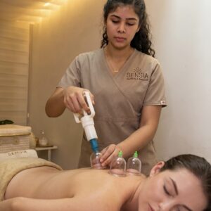 Masaje con ventosas deportivo de 90 minutos en Sensia Spa